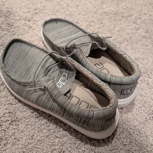 Hey Dude Textured Gray Slip-On Shoes